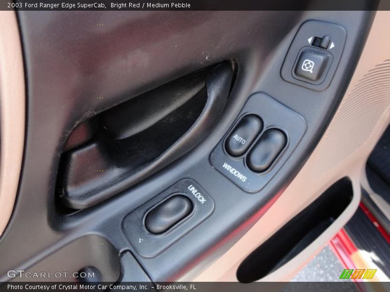 Bright Red / Medium Pebble 2003 Ford Ranger Edge SuperCab