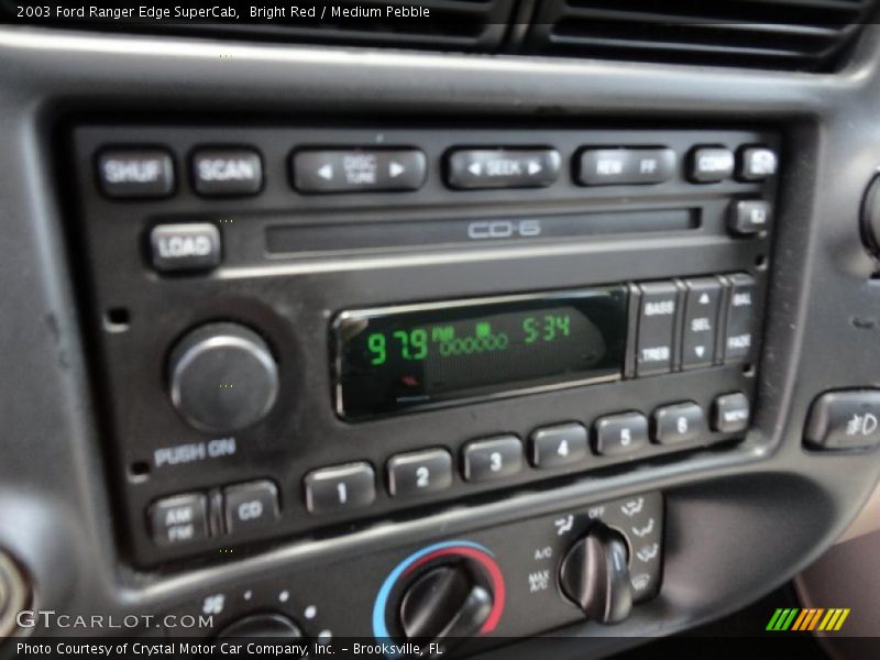 Bright Red / Medium Pebble 2003 Ford Ranger Edge SuperCab