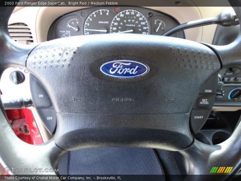 Bright Red / Medium Pebble 2003 Ford Ranger Edge SuperCab