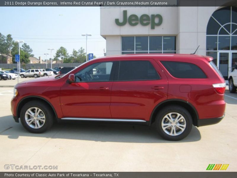 Inferno Red Crystal Pearl / Dark Graystone/Medium Graystone 2011 Dodge Durango Express