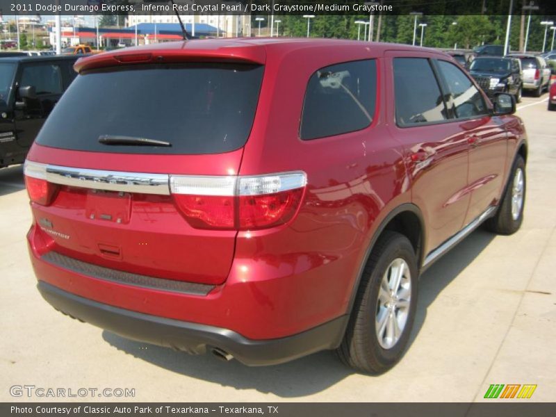 Inferno Red Crystal Pearl / Dark Graystone/Medium Graystone 2011 Dodge Durango Express