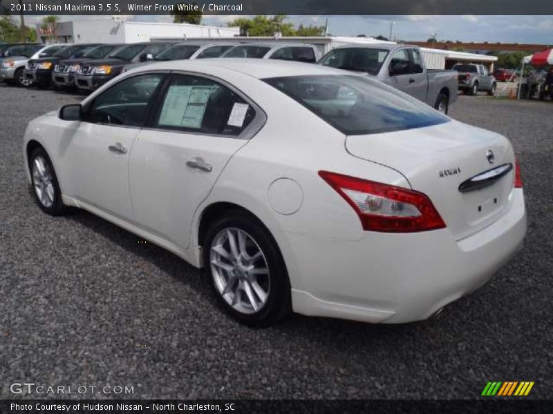 Winter Frost White / Charcoal 2011 Nissan Maxima 3.5 S