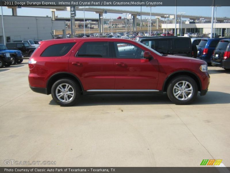 Inferno Red Crystal Pearl / Dark Graystone/Medium Graystone 2011 Dodge Durango Express