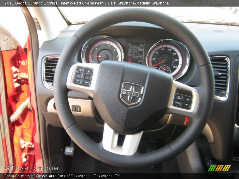 Inferno Red Crystal Pearl / Dark Graystone/Medium Graystone 2011 Dodge Durango Express