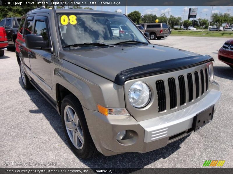 Light Khaki Metallic / Pastel Pebble Beige 2008 Jeep Patriot Limited