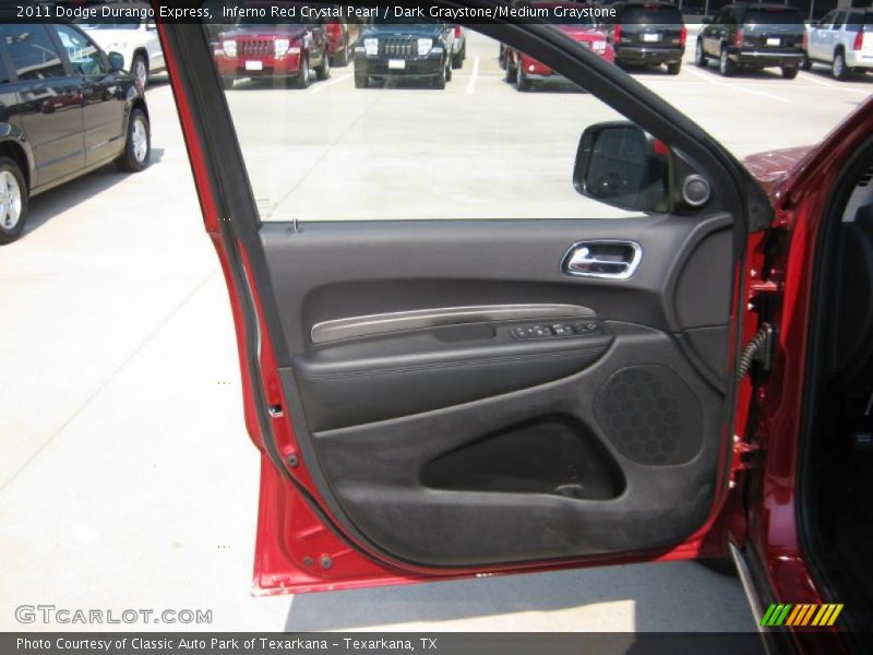 Inferno Red Crystal Pearl / Dark Graystone/Medium Graystone 2011 Dodge Durango Express