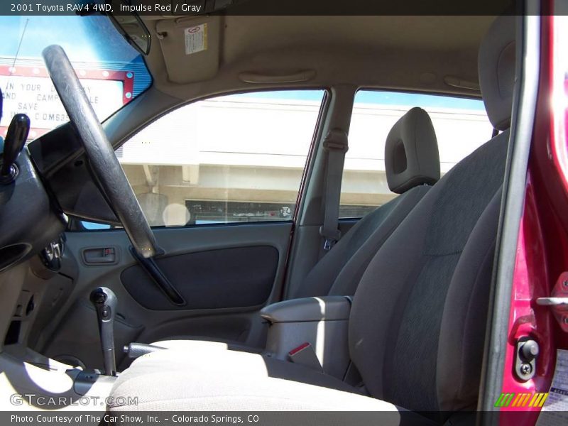 Impulse Red / Gray 2001 Toyota RAV4 4WD