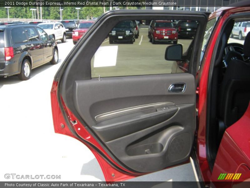 Inferno Red Crystal Pearl / Dark Graystone/Medium Graystone 2011 Dodge Durango Express