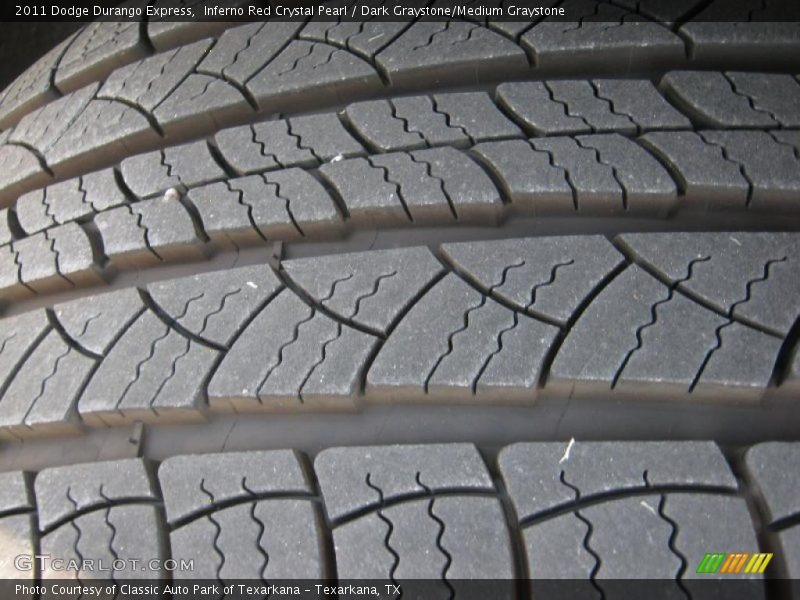 Inferno Red Crystal Pearl / Dark Graystone/Medium Graystone 2011 Dodge Durango Express