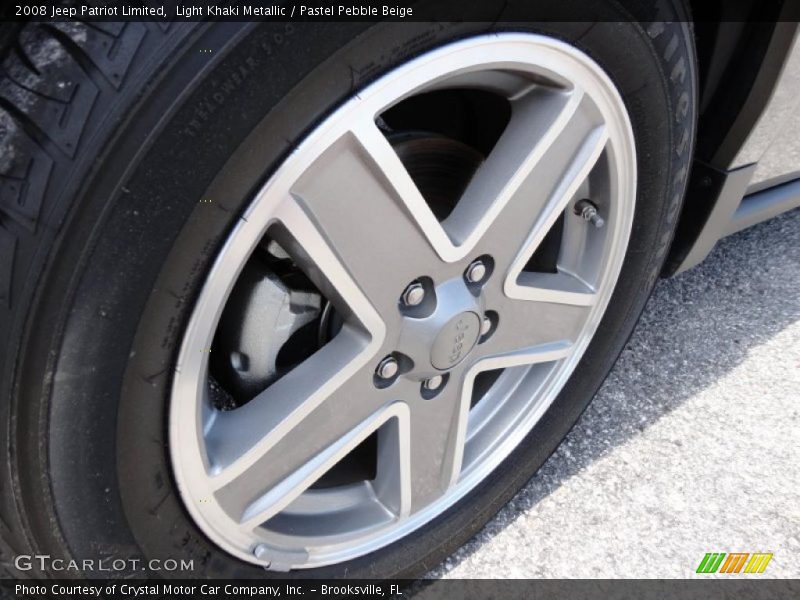 Light Khaki Metallic / Pastel Pebble Beige 2008 Jeep Patriot Limited