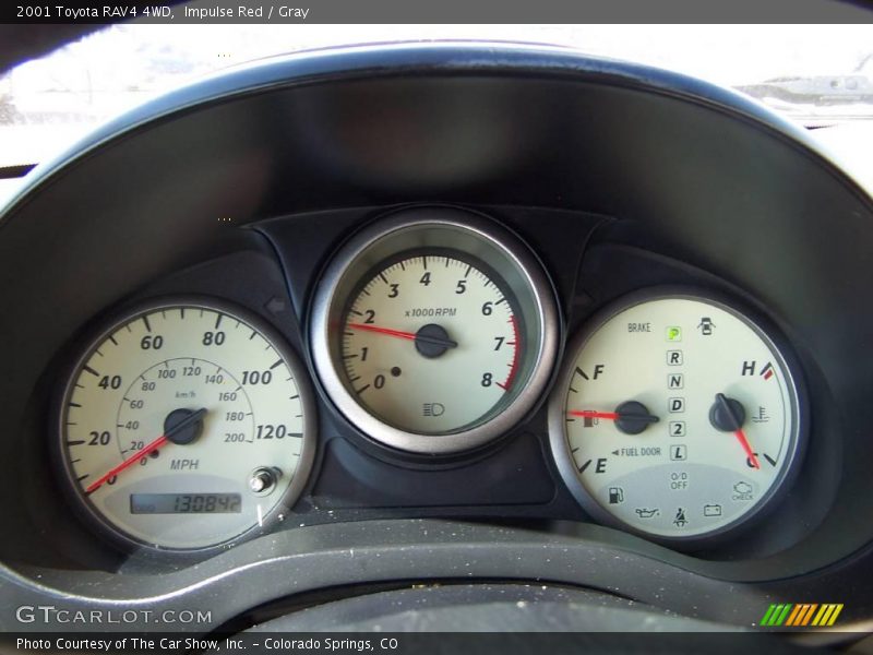 Impulse Red / Gray 2001 Toyota RAV4 4WD