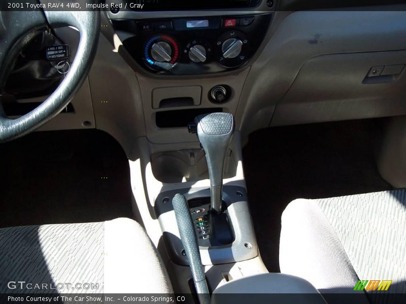 Impulse Red / Gray 2001 Toyota RAV4 4WD