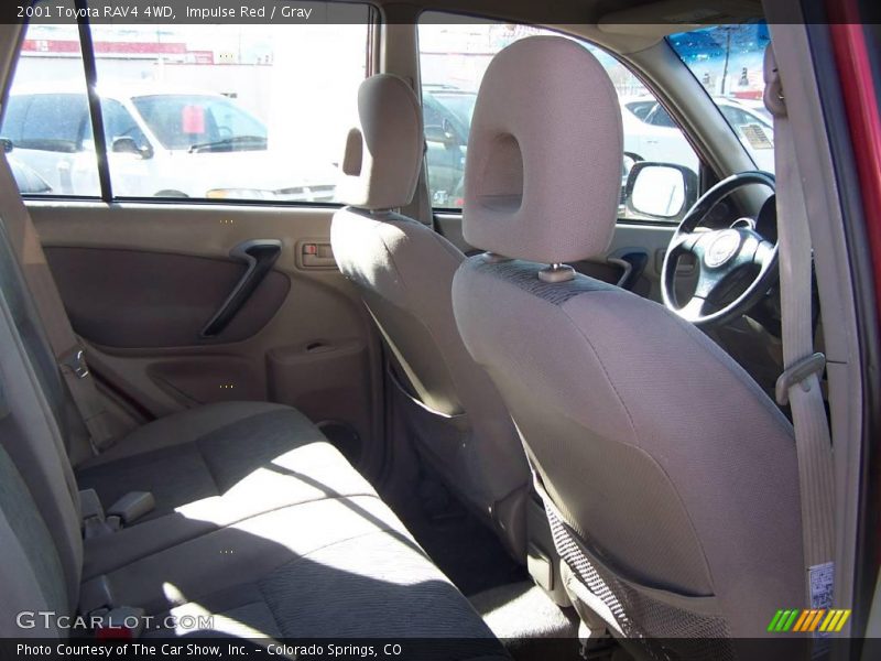 Impulse Red / Gray 2001 Toyota RAV4 4WD