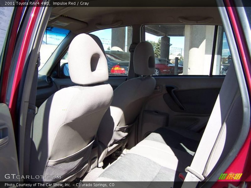 Impulse Red / Gray 2001 Toyota RAV4 4WD
