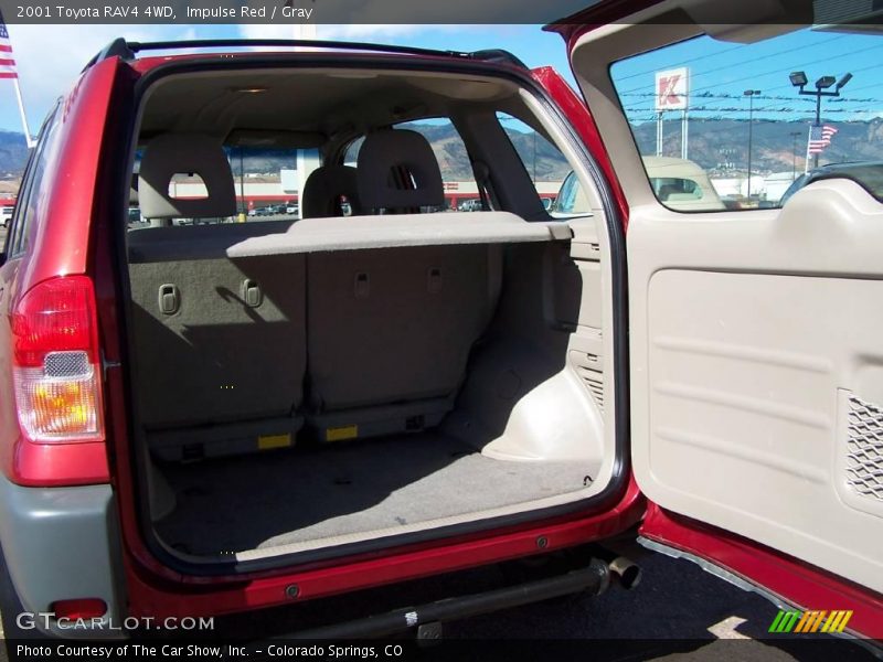 Impulse Red / Gray 2001 Toyota RAV4 4WD
