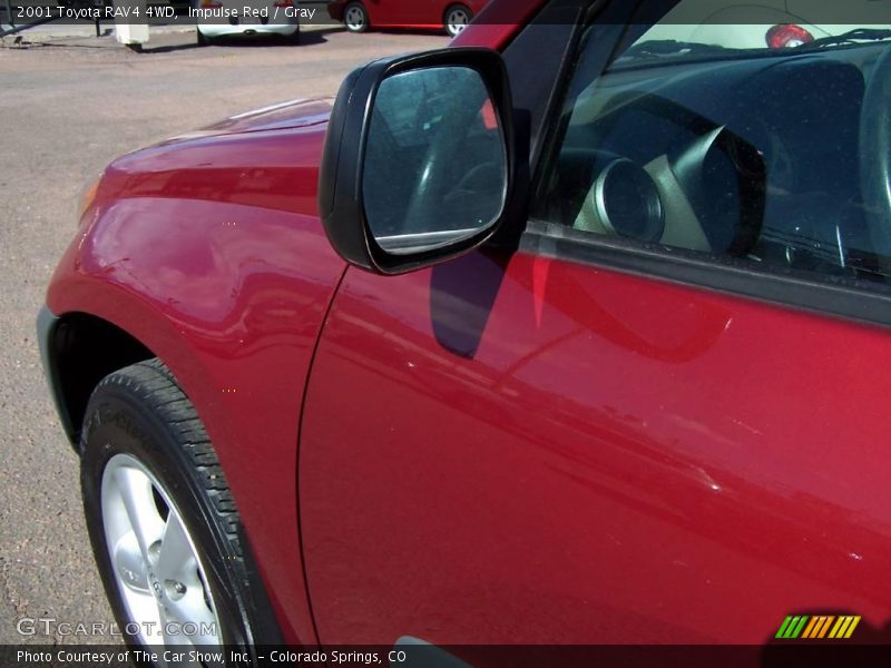 Impulse Red / Gray 2001 Toyota RAV4 4WD