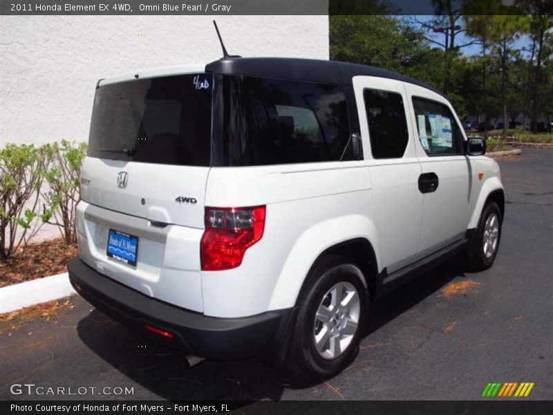 Omni Blue Pearl / Gray 2011 Honda Element EX 4WD