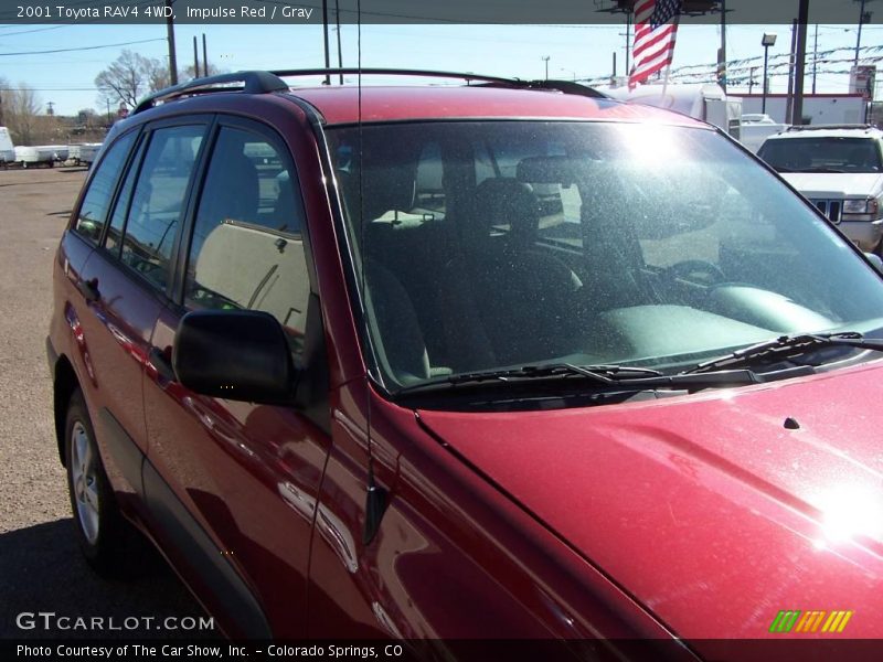Impulse Red / Gray 2001 Toyota RAV4 4WD