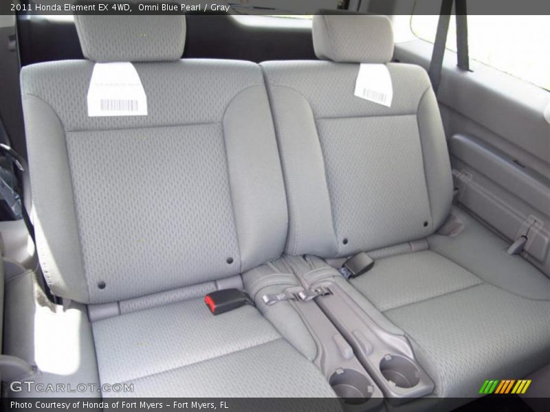  2011 Element EX 4WD Gray Interior
