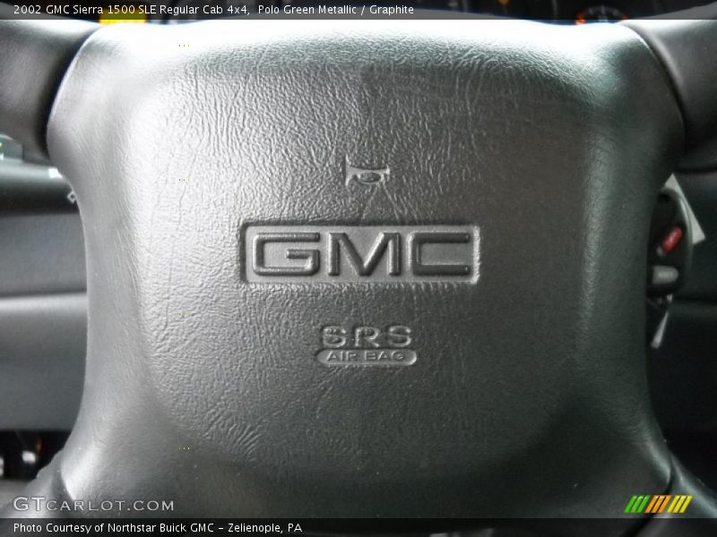 Polo Green Metallic / Graphite 2002 GMC Sierra 1500 SLE Regular Cab 4x4