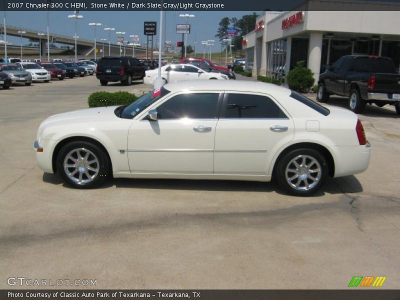Stone White / Dark Slate Gray/Light Graystone 2007 Chrysler 300 C HEMI