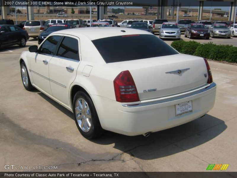 Stone White / Dark Slate Gray/Light Graystone 2007 Chrysler 300 C HEMI