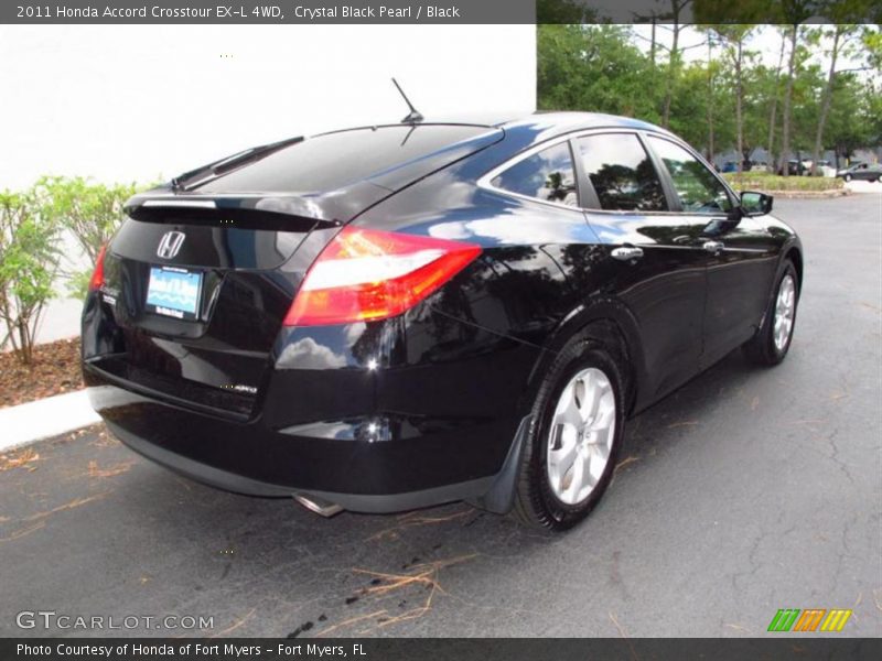 Crystal Black Pearl / Black 2011 Honda Accord Crosstour EX-L 4WD