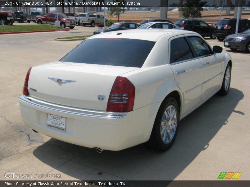 Stone White / Dark Slate Gray/Light Graystone 2007 Chrysler 300 C HEMI