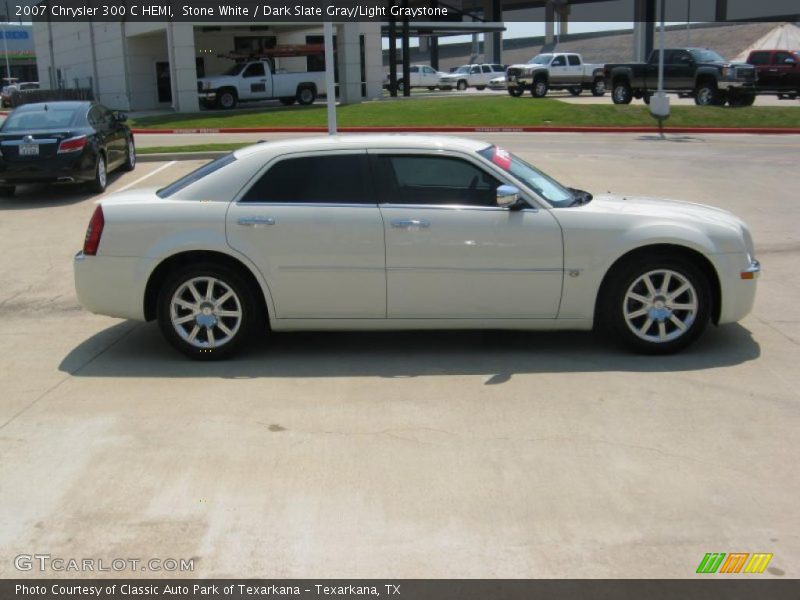 Stone White / Dark Slate Gray/Light Graystone 2007 Chrysler 300 C HEMI