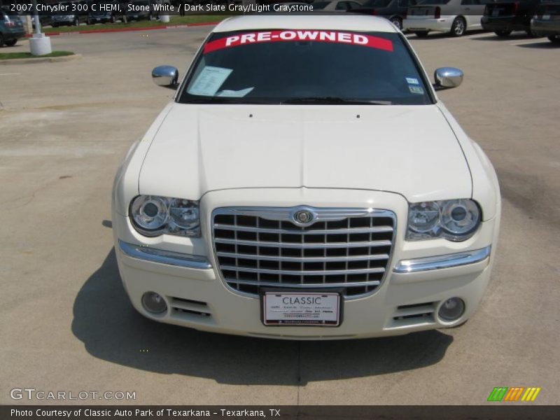 Stone White / Dark Slate Gray/Light Graystone 2007 Chrysler 300 C HEMI
