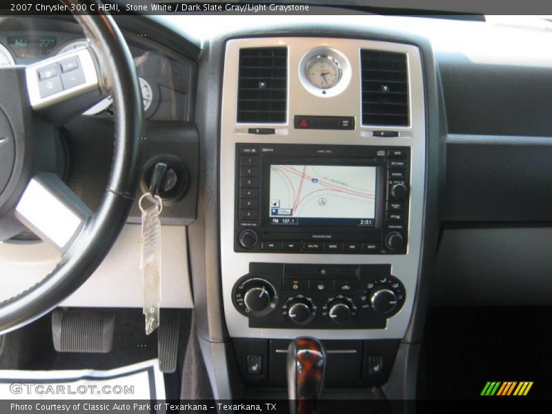 Stone White / Dark Slate Gray/Light Graystone 2007 Chrysler 300 C HEMI