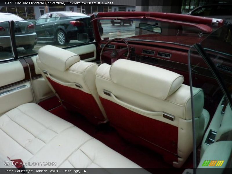  1976 Eldorado Convertible White Interior
