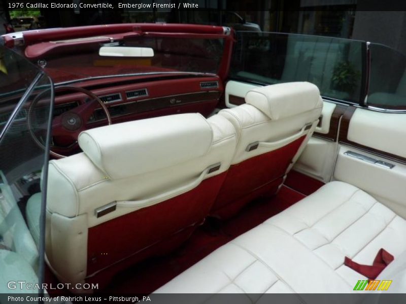  1976 Eldorado Convertible White Interior