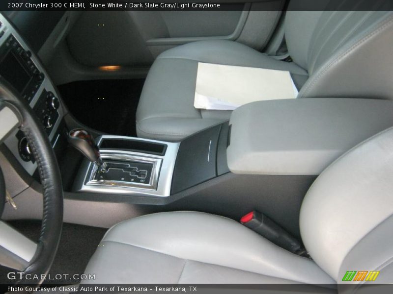 Stone White / Dark Slate Gray/Light Graystone 2007 Chrysler 300 C HEMI