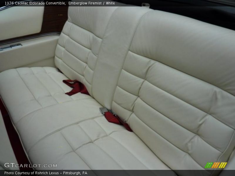  1976 Eldorado Convertible White Interior