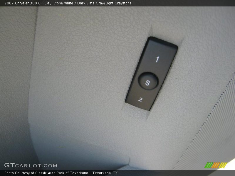 Stone White / Dark Slate Gray/Light Graystone 2007 Chrysler 300 C HEMI