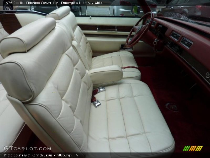  1976 Eldorado Convertible White Interior