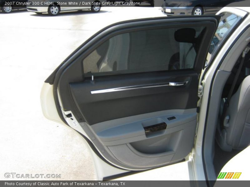 Stone White / Dark Slate Gray/Light Graystone 2007 Chrysler 300 C HEMI