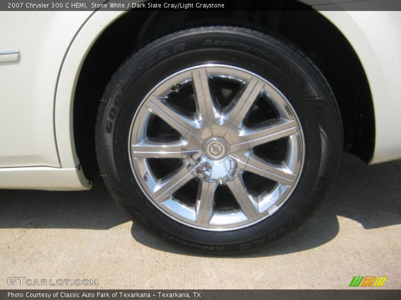 Stone White / Dark Slate Gray/Light Graystone 2007 Chrysler 300 C HEMI