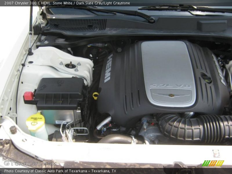 Stone White / Dark Slate Gray/Light Graystone 2007 Chrysler 300 C HEMI