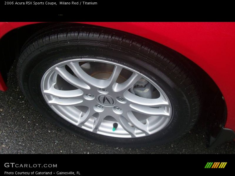 Milano Red / Titanium 2006 Acura RSX Sports Coupe