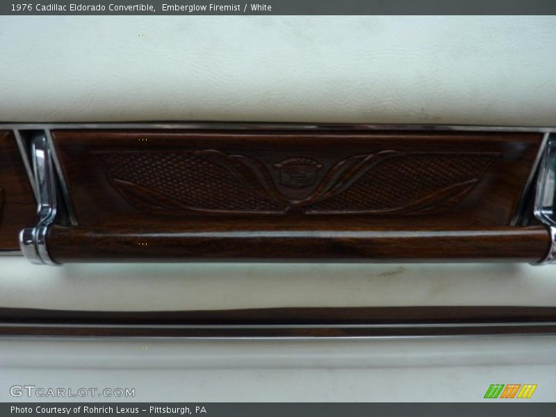 Emberglow Firemist / White 1976 Cadillac Eldorado Convertible