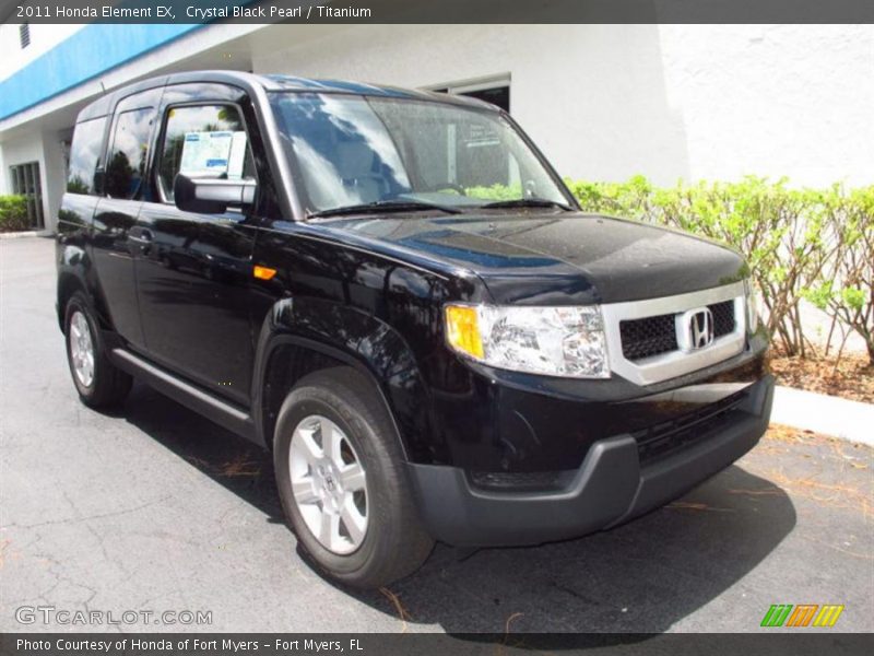 Crystal Black Pearl / Titanium 2011 Honda Element EX