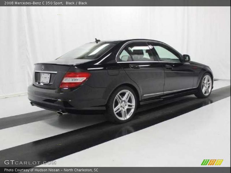 Black / Black 2008 Mercedes-Benz C 350 Sport