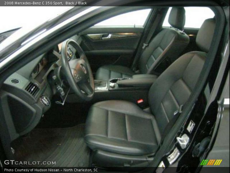 Black / Black 2008 Mercedes-Benz C 350 Sport