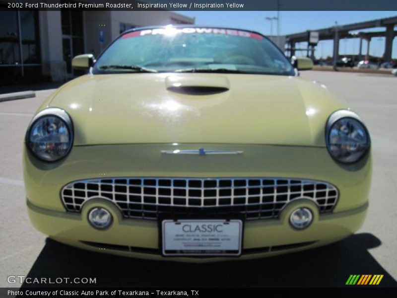 Inspiration Yellow / Inspiration Yellow 2002 Ford Thunderbird Premium Roadster
