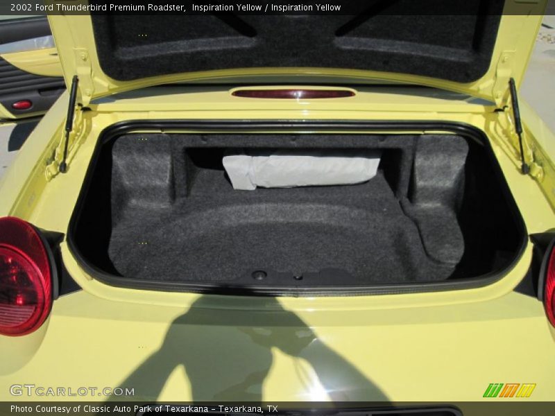 Inspiration Yellow / Inspiration Yellow 2002 Ford Thunderbird Premium Roadster
