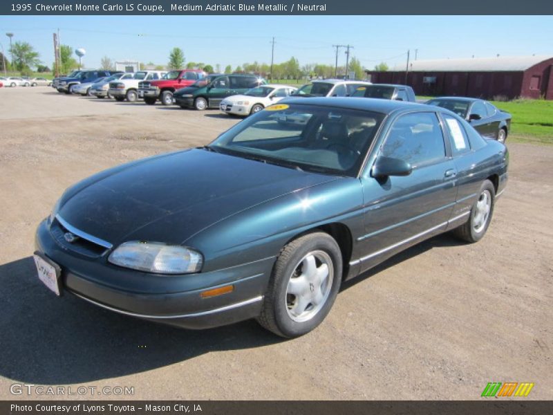 Medium Adriatic Blue Metallic / Neutral 1995 Chevrolet Monte Carlo LS Coupe