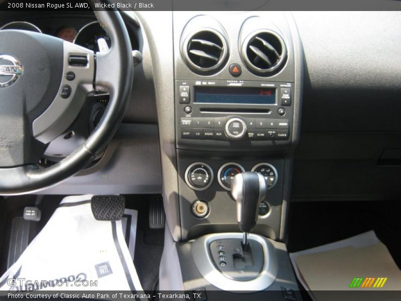 Wicked Black / Black 2008 Nissan Rogue SL AWD