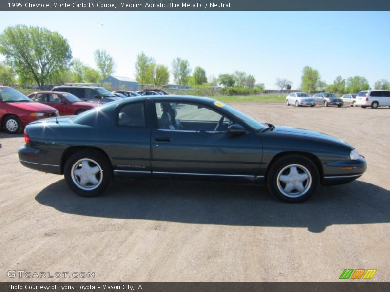 Medium Adriatic Blue Metallic / Neutral 1995 Chevrolet Monte Carlo LS Coupe